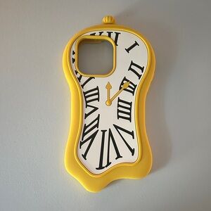 Warped Clock Design Phone Case